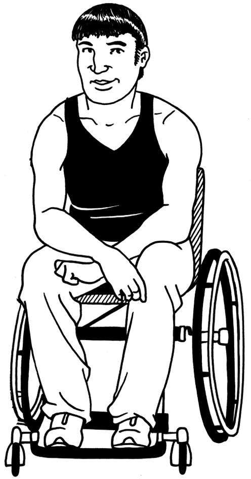 wheelchair man